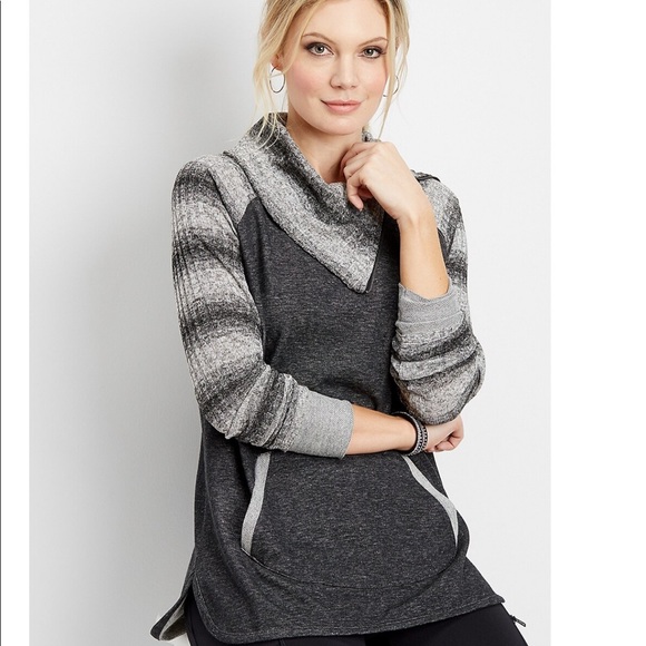 Maurices Sweaters - Maurice’s Zippered Cowl Neck Sweater